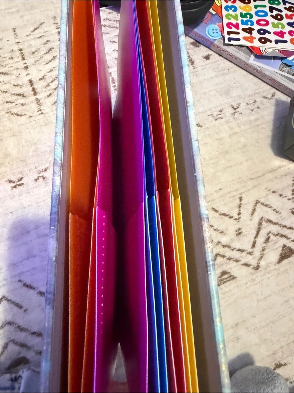 Blue marble binder